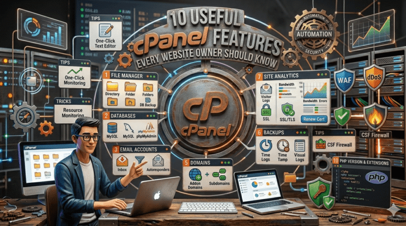 10 Useful cPanel Features That Will Simplify Your Website Management”