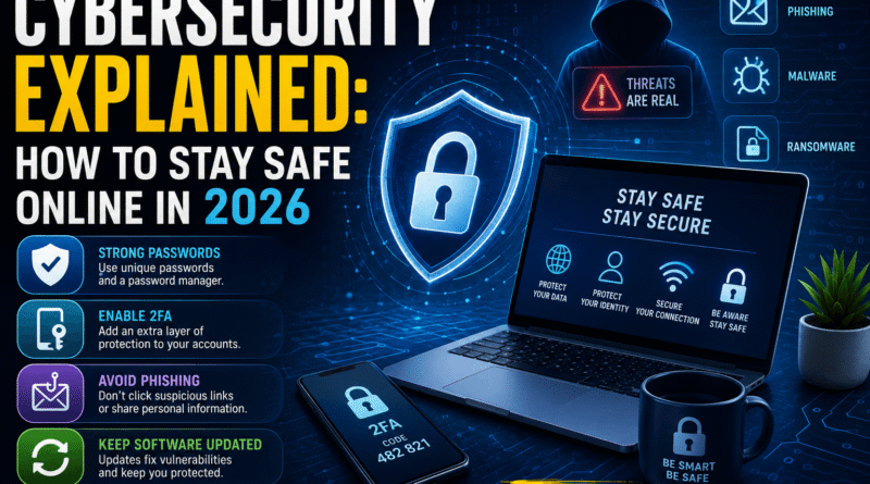 Cybersecurity Explained: How to Stay Safe Online in 2026