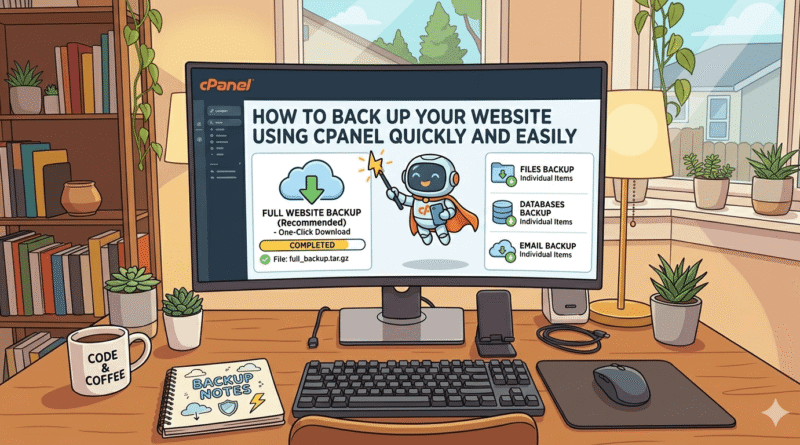 How to Back Up Your Website Using cPanel Quickly and Easily