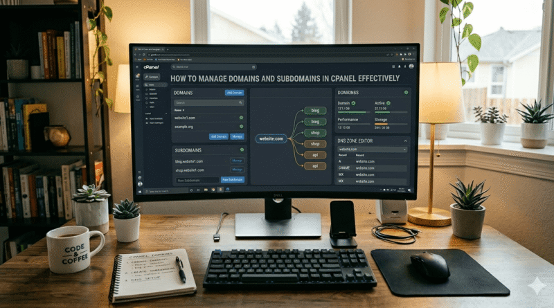 How to Manage Domains and Subdomains in cPanel Effectively