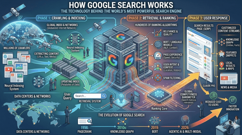 How Google Search Works: The Technology Behind the World’s Most Powerful Search Engine