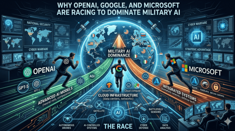 Why OpenAI , Google , and Microsoft Are Racing to Dominate Military AI