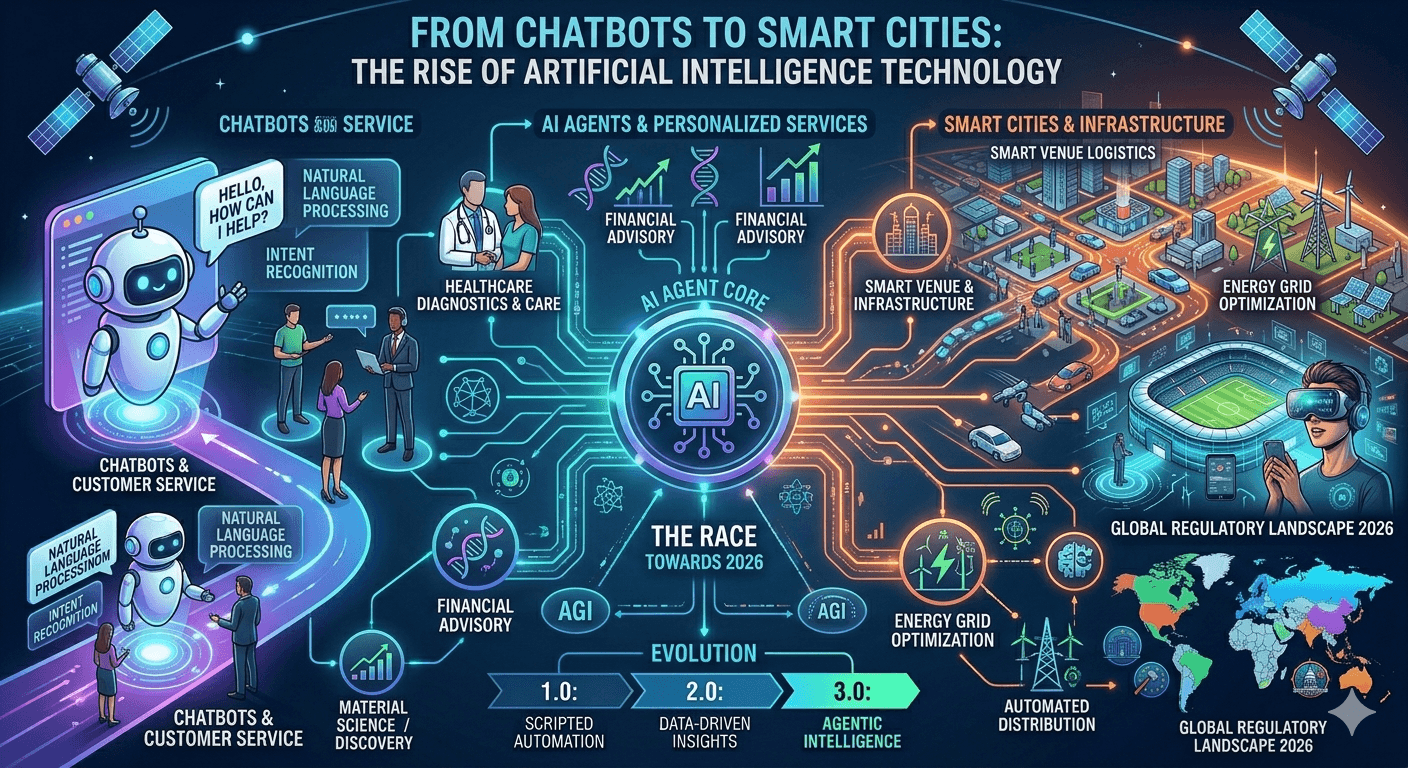 From Chatbots to Smart Cities: The Rise of Artificial Intelligence Technology