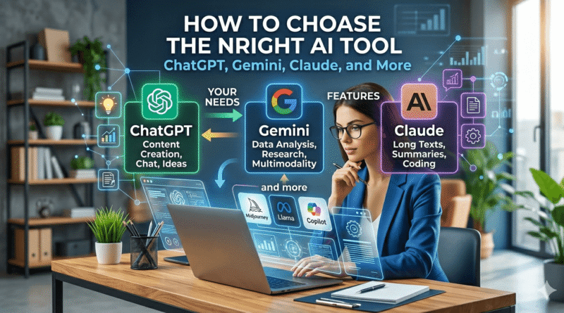 How to Choose the Right AI Tool: ChatGPT, Gemini, Claude, and More