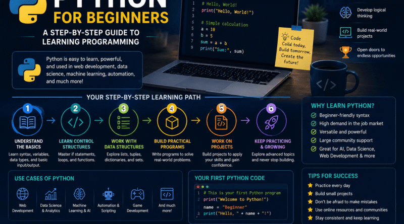 Python for Beginners: A Step-by-Step Guide to Learning Programming